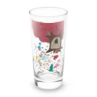 tsukikuroのバウムクーヘン工房CAZAN　おおきなあかい木のしたで Long Sized Water Glass :front