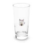 おたち#はいしんの【シャープ君ドリンク】 Long Sized Water Glass :front