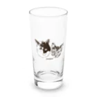 ゆずぽんず公式オンラインショップのゆずぽんず　モノクロデザインシリーズ Long Sized Water Glass :front