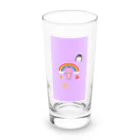 ぷにたんランドの星ウサといろいろ Long Sized Water Glass :front