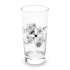 木の葉の花 Long Sized Water Glass :front