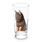 cat's pawのねこ Long Sized Water Glass :front