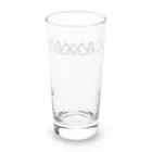 柴犬が好きなともみょんのうさぎがくるくる Long Sized Water Glass :front