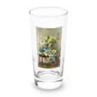 花名画アートグッズのJenny Villebesseyx 《花のある静物》 Long Sized Water Glass :front