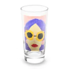 ルーナ│障害者アート の人生と女 Long Sized Water Glass :front