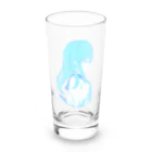 さトゥー@ Satoooのセーラー　ミテイちゃん（シアン） Long Sized Water Glass :front