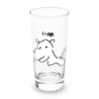 Opapanの左手いぬ Long Sized Water Glass :front