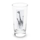 しゃけぶり店のkawaii-giraffe【家族】 Long Sized Water Glass :front