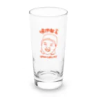 オモシロオカシクの焼肉女王（オレンジ） Long Sized Water Glass :front