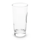 豆鳩雑貨店の豆鳩ビアグラス（黒） Long Sized Water Glass :front