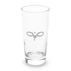 Hinoeの顔面ﾈｺﾞﾁﾞｬﾝ Long Sized Water Glass :front