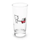 のほほん屋のタクシーごっこ Long Sized Water Glass :front