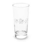 仕事やめたい協会の3連夜叉丸(寝とるやつおるな) Long Sized Water Glass :front