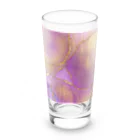 Sarah DesignsのSarah Designs Signature - Pink n Gold Drops Long Sized Water Glass :front