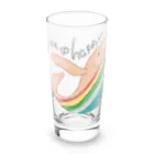 SUNRISE SOUNDのレインボークジラ Long Sized Water Glass :front