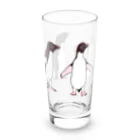 LalaHangeulのアデリーペンギンず Long Sized Water Glass :front