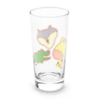 chikoショップのわに おおかみ きりん Long Sized Water Glass :front