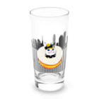 Lovecatfashionのモチ猫ちゃんホワイトチョコドーナツ Long Sized Water Glass :front