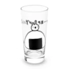 うさやのおにぎりうまー。 Long Sized Water Glass :front