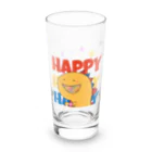 世界のモネのおとぼけ?!ハピラオくん Long Sized Water Glass :front