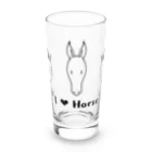 kazukiboxのI ♥ Horse Long Sized Water Glass :front