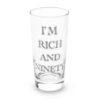 グドール励のI’M RICH AND NINETY Long Sized Water Glass :front