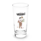 もも　ウェディングイラストレーターの2人の合言葉を思いやり Long Sized Water Glass :front