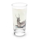 PALA's SHOP　cool、シュール、古風、和風、のコッペル鹿、小原古邨、1900年～1930年 Long Sized Water Glass :front