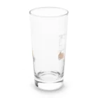 スタジオレッキスの白うさぎからオレンジうさぎに変身！ Long Sized Water Glass :front