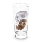 Rêverのねむねむらっこ Long Sized Water Glass :front