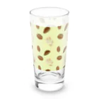 MZグラフィックスのコーヒービーンズ　クリーム色　マグカップ Long Sized Water Glass :front