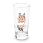 かまだ まゆめのうさぎ跳び Long Sized Water Glass :front