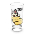 楽猫楽描しげ屋のいか Long Sized Water Glass :front