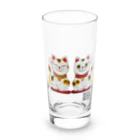 招福堂 玉屋の招き猫twins Long Sized Water Glass :front