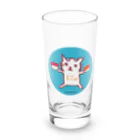 ネコのうーたんになりたいくちばしショップの「にゃすし又はすしにゃ」すし好き専用 Long Sized Water Glass :front