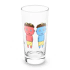 イラストレーター | 島田あやの赤鬼くんと青鬼くん Long Sized Water Glass :front