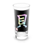 うさぎの店（星野希望）の【星野希望・書】『アコヤ貝』 Long Sized Water Glass :front