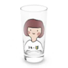 yamamototomohiroのスキー初心者女子 Long Sized Water Glass :front