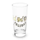 ari designのfelidae!（ネコ科！） Long Sized Water Glass :front