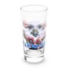 🍩tarojiro(たろじろ) shop🍩の双子を抱えるTシャツ by AI Long Sized Water Glass :front