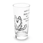 TOMOS-dogのえがおでみあげる犬 Long Sized Water Glass :front