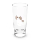 Kotetsu diary(SUZURI店)のゆるゆるシーズー Long Sized Water Glass :front