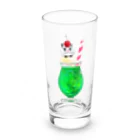 Lovecatfashionのモチ猫ちゃんクリームソーダ Long Sized Water Glass :front