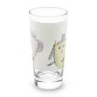 えんどうの25年前に描いたぱぱとまま Long Sized Water Glass :front