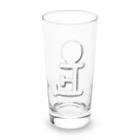 Secret CharityのCocoCannon立体風ロゴ（表） Long Sized Water Glass :front