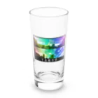 下北龍雲堂の【🐉開運🐉】下北五大龍雲グッズ（レインボーカラー） Long Sized Water Glass :front