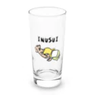 犬のおしりのダックス吸う女子 Long Sized Water Glass :front