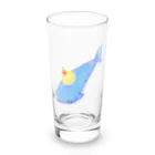 satoayaのアニマルカフェのシ―フードアニマル　クリームソーダジンベイ Long Sized Water Glass :front