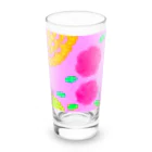 Noëlのピンクとお花 Long Sized Water Glass :front