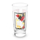 Red & Brack の猪鹿蝶？(透過Ver.) Long Sized Water Glass :front